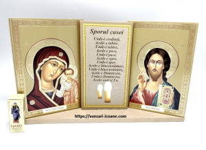 Set icoane Maica si Iisus cu SPORUL CASEI