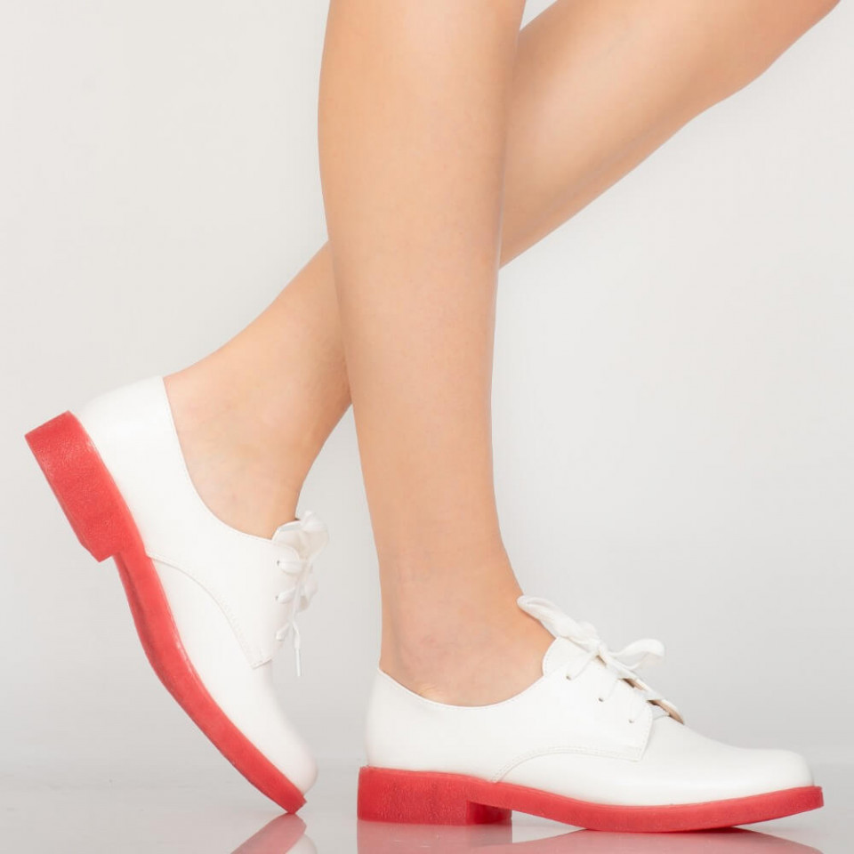 Pantofi casual Arbo albi