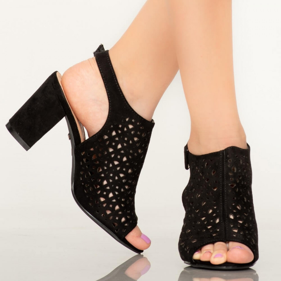 Sandale dama Hefe negre