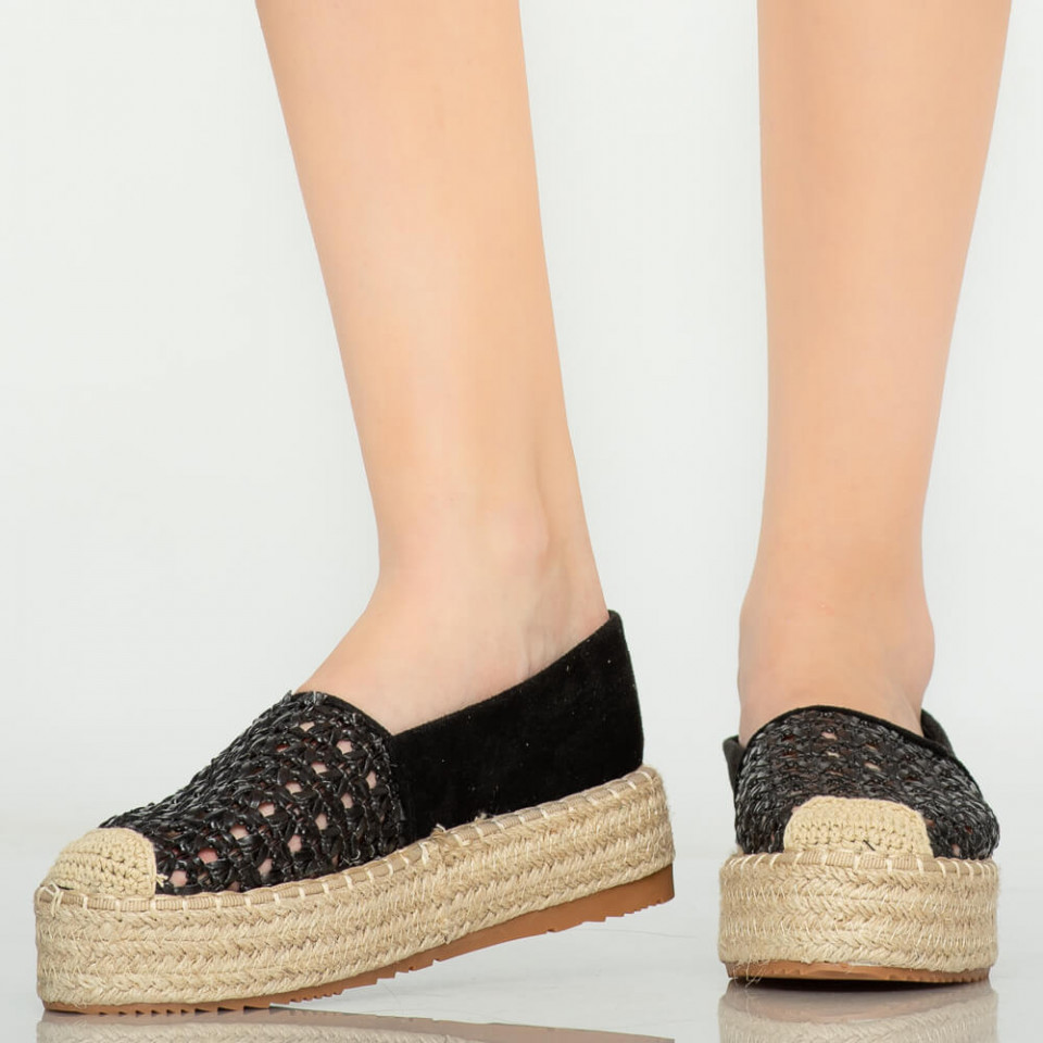 Pantofi casual Remy negri