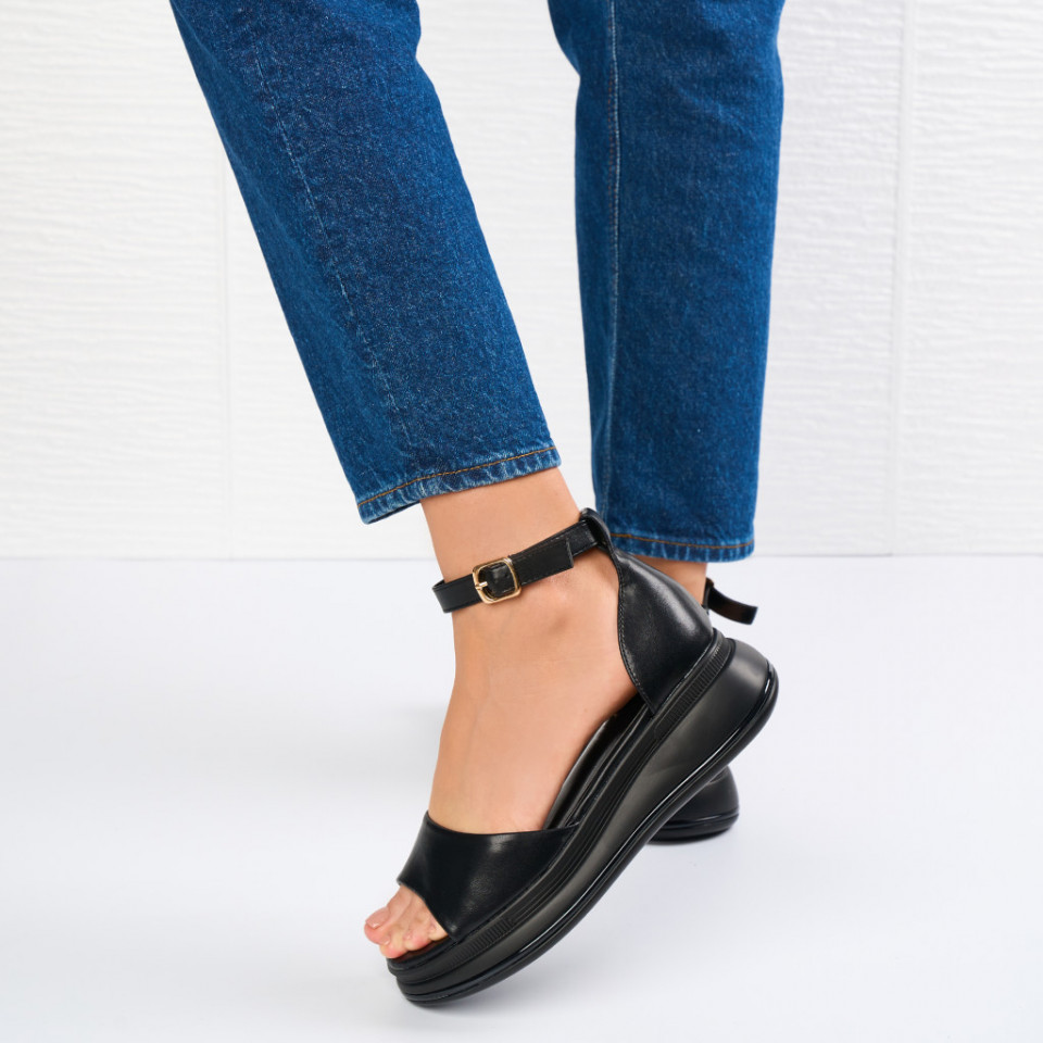 Platforme Dama MONA Negre