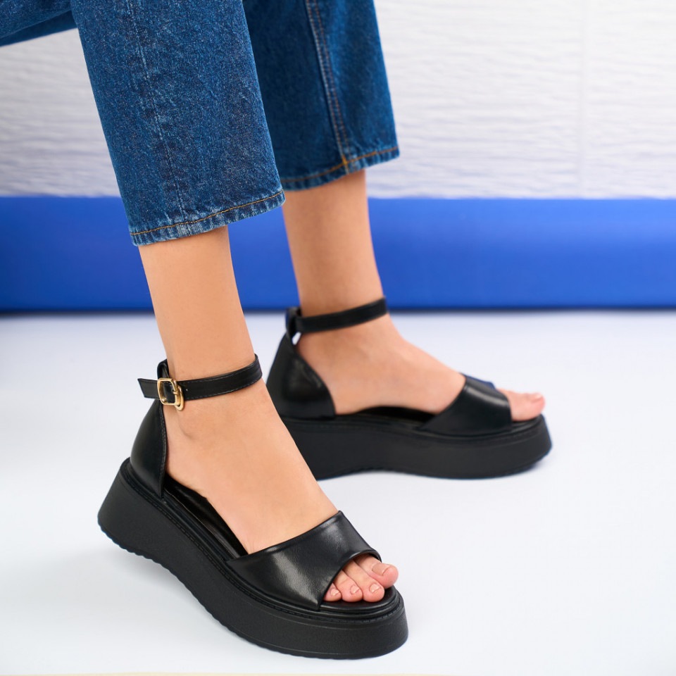 Platforme Dama INA Negre