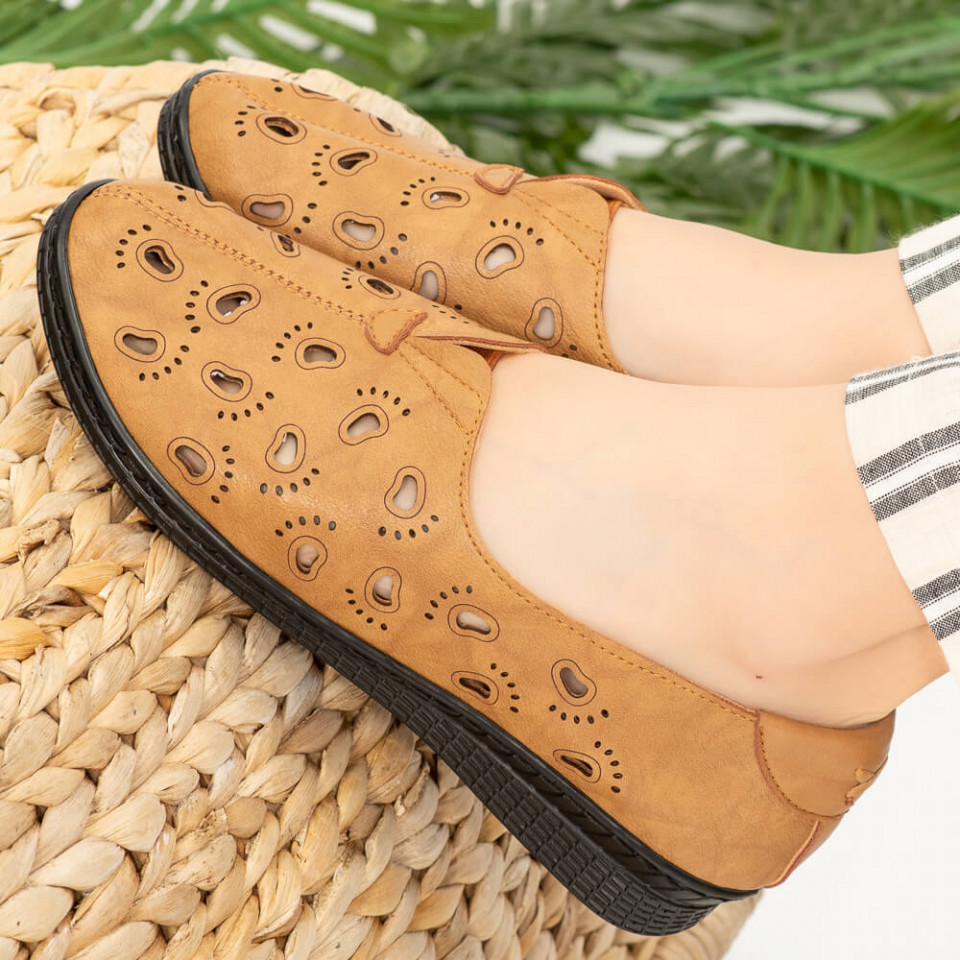 Pantofi dama Lule camel