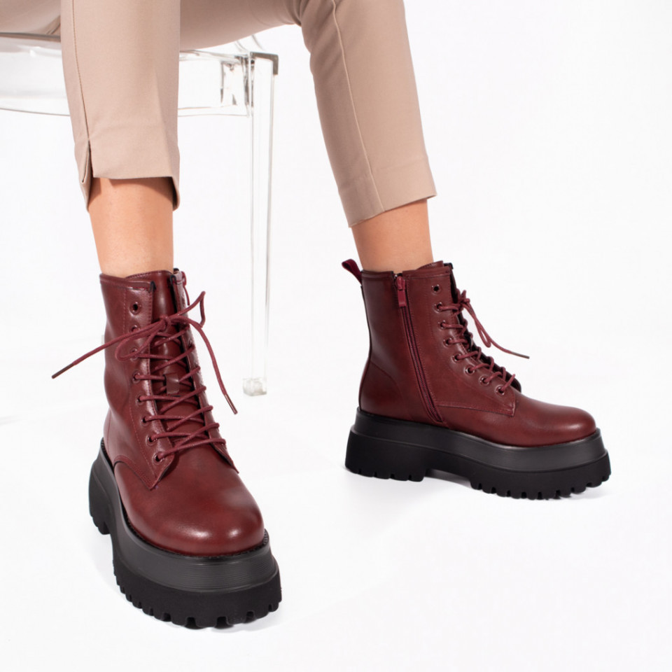 Ghete Imblanite PIN Bordo