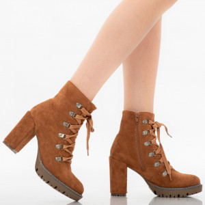 Botine dama Elin camel