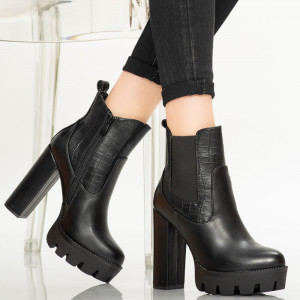 Botine dama Pay black