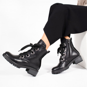Botine Imblanite GIR Negre