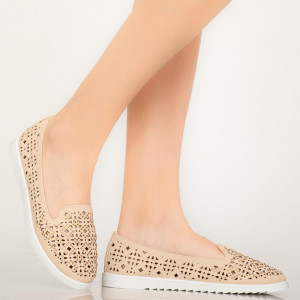 Pantofi casual Vela bej
