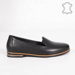 Pantofi Piele Naturala DUM Negri