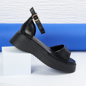 Platforme Dama INA Negre