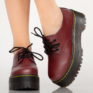 Platforme dama Sady bordo