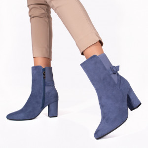 Botine Dama EZA Albastre