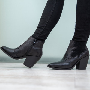 Botine dama Levy negre