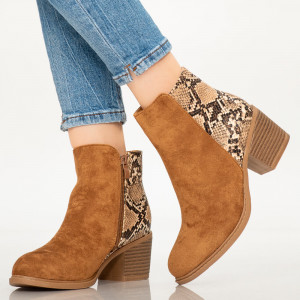 Botine dama Miro camel