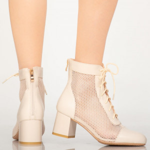Botine de vara Asla bej