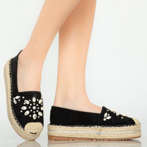 Pantofi casual Calla negri