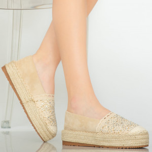 Pantofi casual Mondy bej