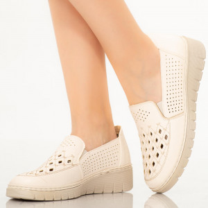 Pantofi dama Lavi albi