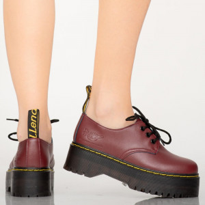 Platforme dama Sady bordo