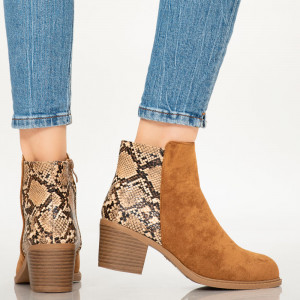 Botine dama Miro camel