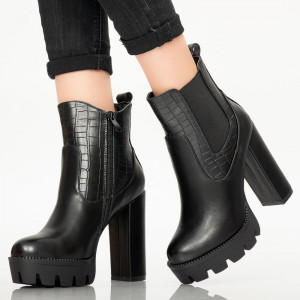 Botine dama Pay black