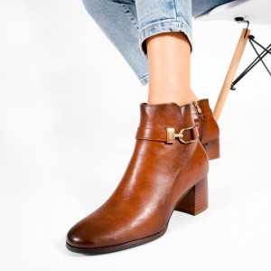 Botine Imblanite EIS Camel