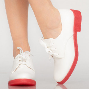 Pantofi casual Arbo albi