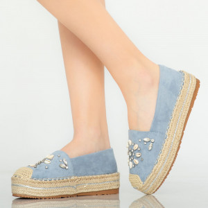 Pantofi casual Calla albastri