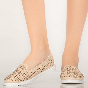 Pantofi casual Vela bej