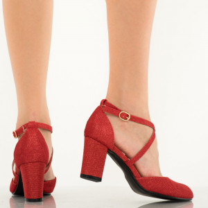 Pantofi dama Rama rosii