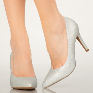Pantofi dama Sure silver