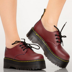Platforme dama Sady bordo
