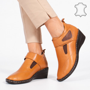 Platforme Piele Naturala LYD Camel