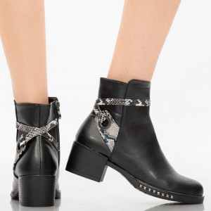 Botine dama Antiope negre