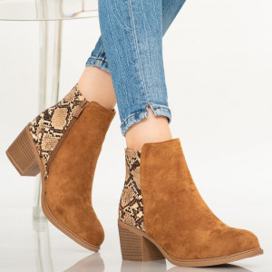 Botine dama Miro camel