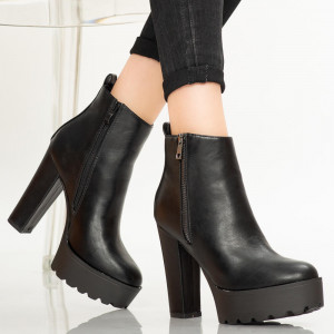 Botine dama Nox negre
