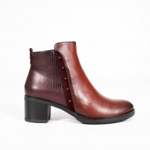 Botine Imblanite GEO Bordo