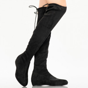 Cizme dama Deco negre