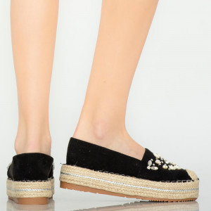 Pantofi casual Calla negri