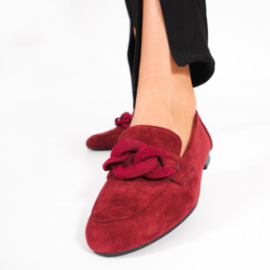 Pantofi Casual KALY Bordo
