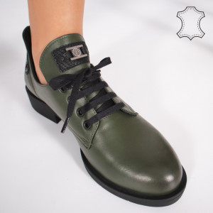 Pantofi Piele Naturala BRAN Verzi