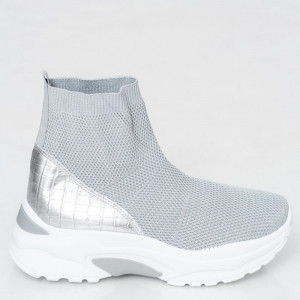 Sneakersi dama Lyn argintii
