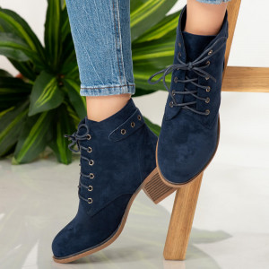 Botine dama Boya albastre