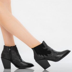 Botine dama Levy negre