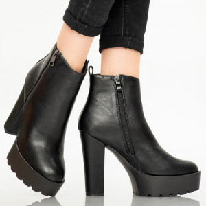 Botine dama Nox negre
