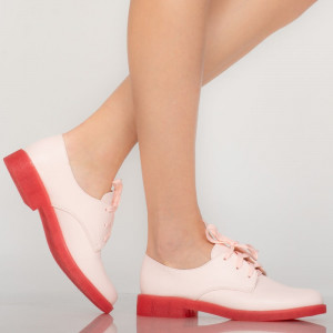 Pantofi casual Arbo roz