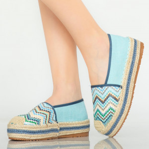 Pantofi casual Mony albastri