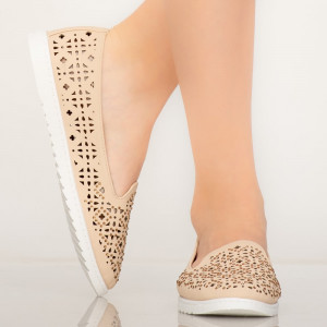 Pantofi casual Vela bej