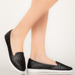 Pantofi casual Vela negri