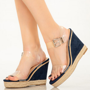 Platforme dama Jone albastre